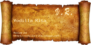 Vodilla Rita névjegykártya